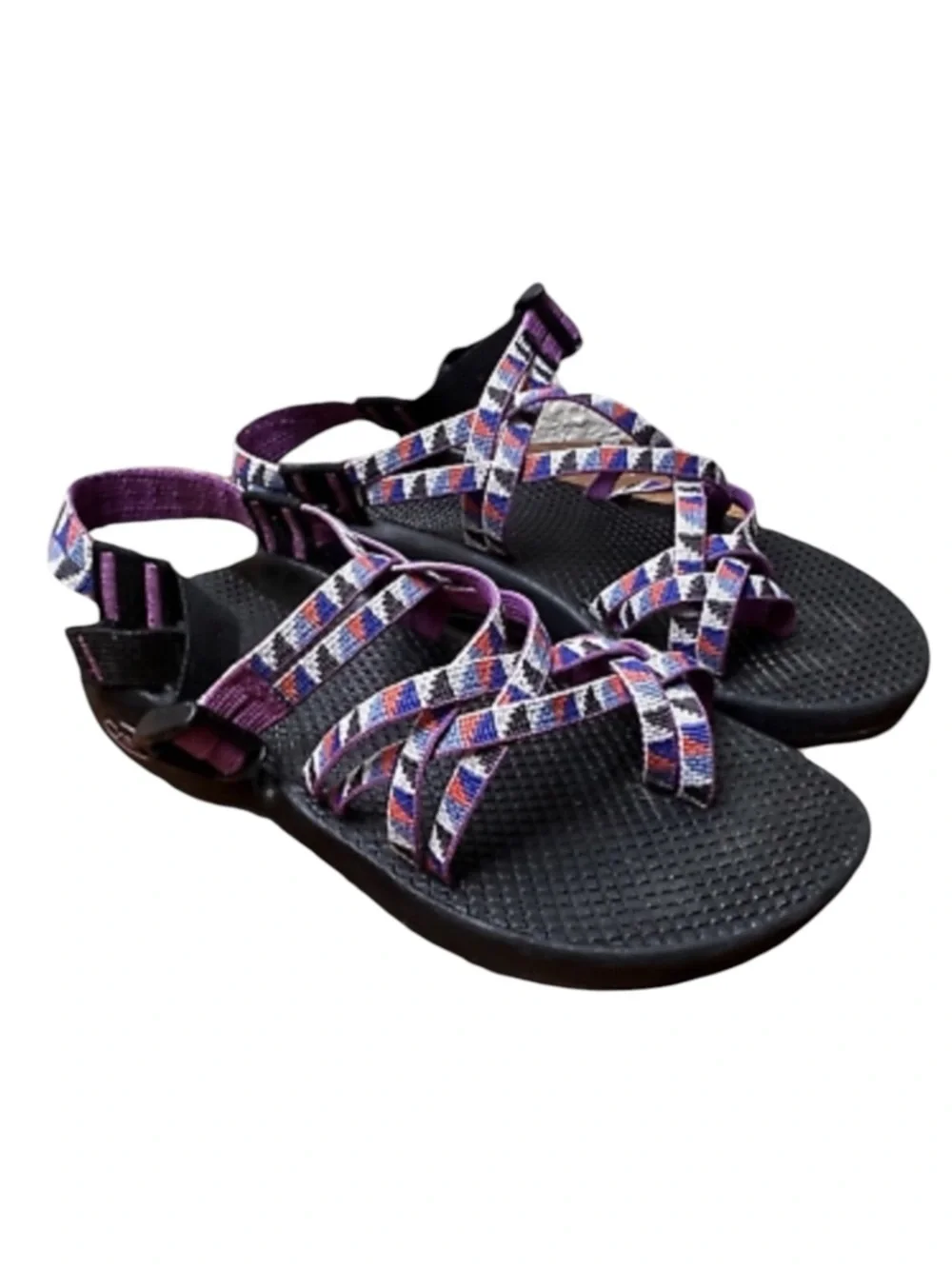 CHACO ZX/2 Classic Double Strap Toe Loop in Camper Purple Outdoor Sandals Size 9
